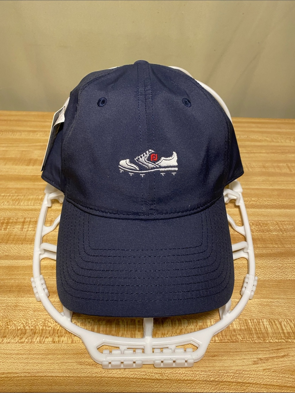 FootJoy FJ Navy Performance Shoe Logo Performance Golf Apparel Cap O/S NWT